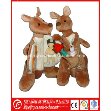 Functional Plush Kangaroo Toy Blanket for Baby Promotion